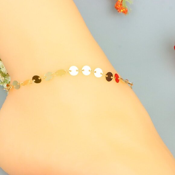 "Handmade Anklet – A Stylish Choice for Women, Thoughtful Gift Idea, EVCH1547 - Picture 5 of 10